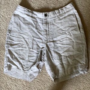 Brooks brothers “346” linen shorts